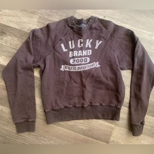 Lucky Brand 2000 Cropped Sweatshirt